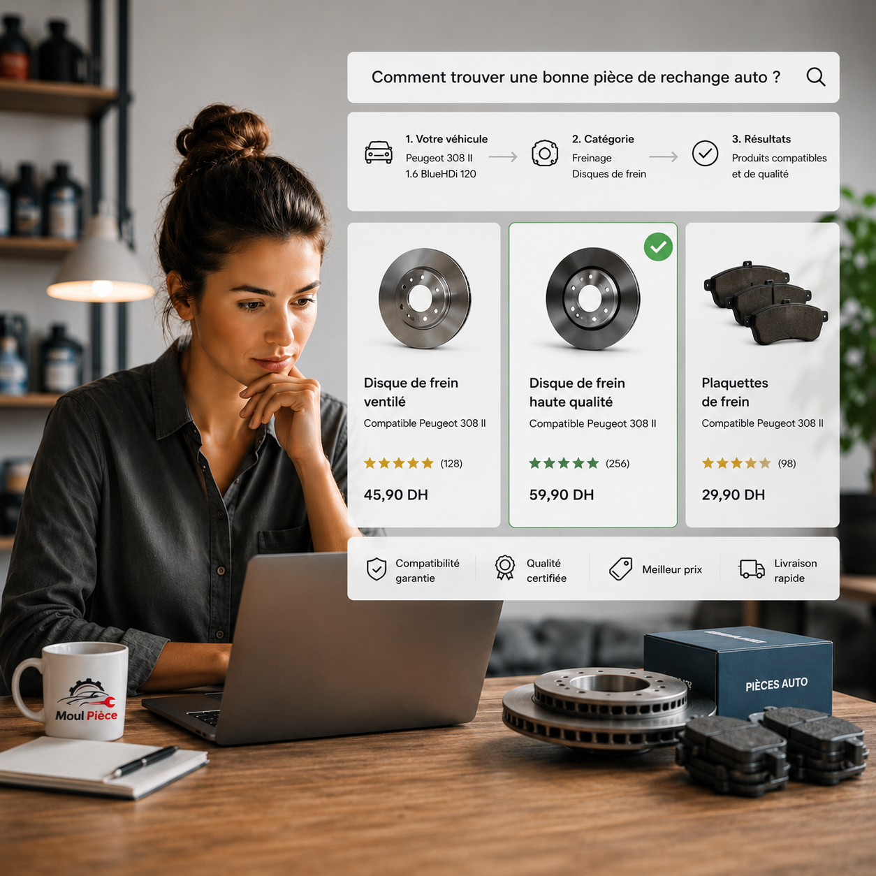 comment trouver un produit?